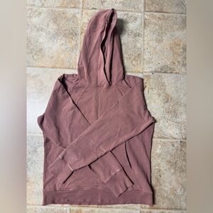 lululemon athletica | pink brushed hoodie 8